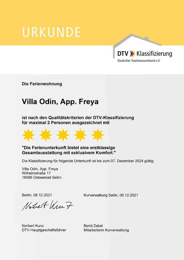Villa Odin Freya Sellin  Eksteriør bilde